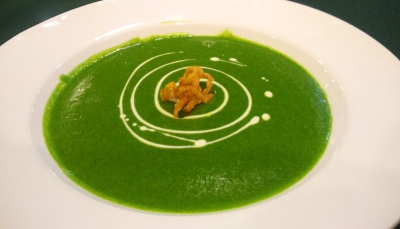 Spinach Green Pea Soup